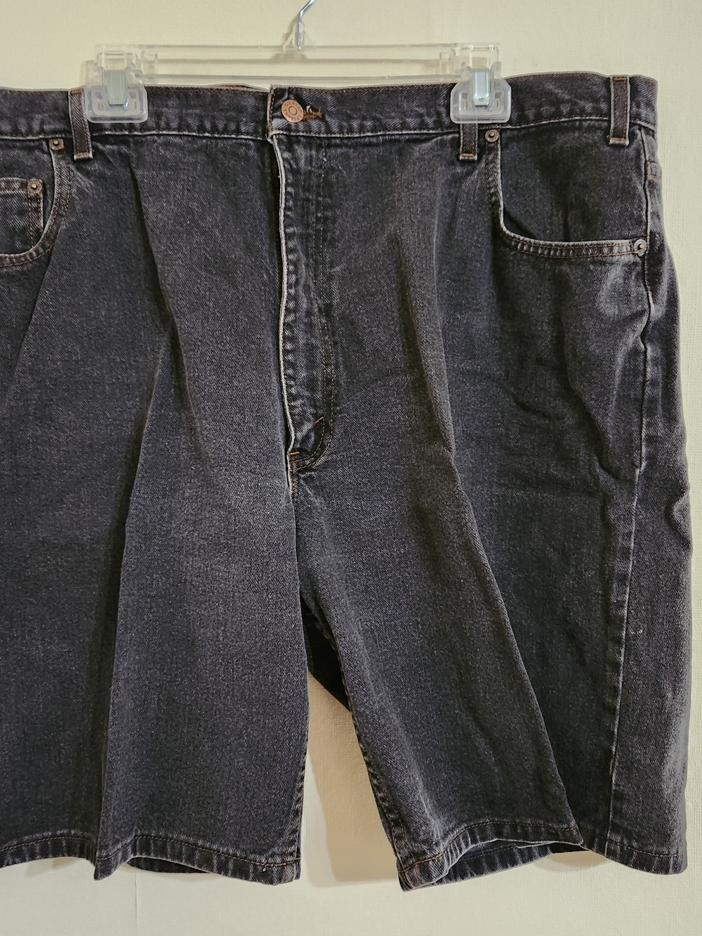 Arizona Men's Relaxed Dark Wash Denim Shorts